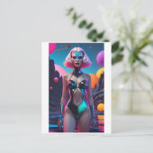 Her Planet or Yours Postkarte (Stehend Vorderseite)