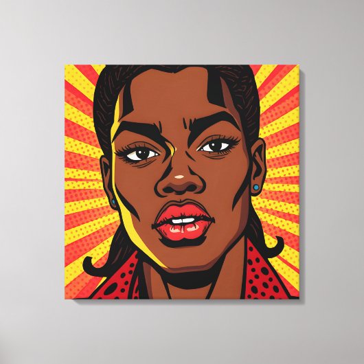 HER Pop Art Leinwanddruck (Vorderseite)