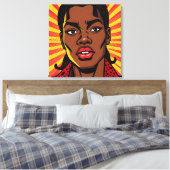HER Pop Art Leinwanddruck (Insitu (Schlafzimmer))