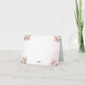 Her royal five-ness Princess Birthday Castle Dankeskarte (Rückseite)