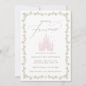 Her Royal Fiveness Princess 5th Birthday Party Einladung (Vorderseite)