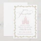 Her Royal Fiveness Princess 5th Birthday Party Einladung (Vorne/Hinten)