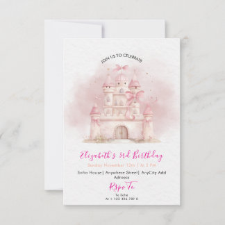 Her Royal Highness Princess Birthday Party Invite Einladung