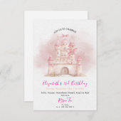 Her Royal Highness Princess Birthday Party Invite Einladung (Vorne/Hinten)