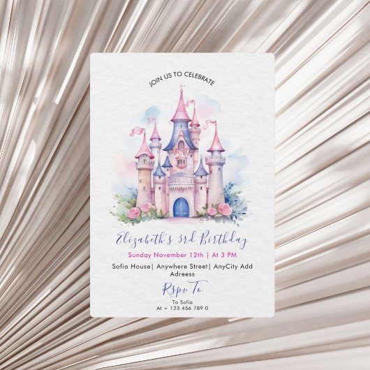 Her Royal Highness Princess Birthday Party Invite Einladung