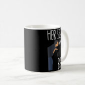 Her Sister Was A Witch Bro Funny Sister Warning  Kaffeetasse (VorderseiteRechts)