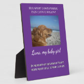 Her Spirit Lives In Love Fotoplatte (Seite)