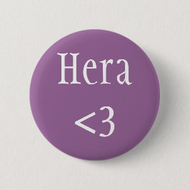 Hera <3 Griechische Göttin Button