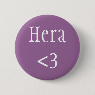 Hera <3 Griechische Göttin Button