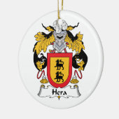 Hera Familienwappen Keramikornament (Links)