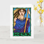 Hera Greeting Card (2) Karte (Gelbe Blume)