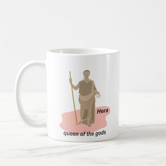 Hera, Königin der Götter Kaffeetasse (Links)