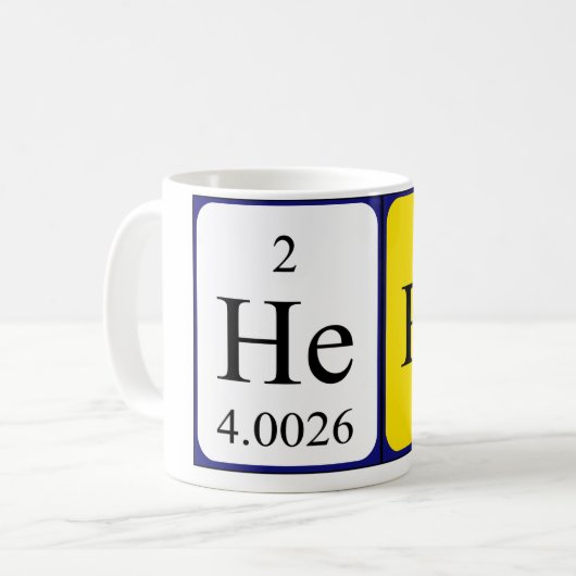 Hera Periodenname Tasse (Vorderseite Links)