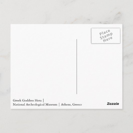 Hera Postcard Postkarte (Rückseite)