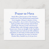 Hera Postcard Postkarte (Vorderseite)