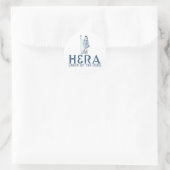 Hera Runder Aufkleber (Tasche)