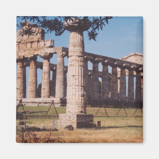 Hera-Tempel Magnet (Vorne)