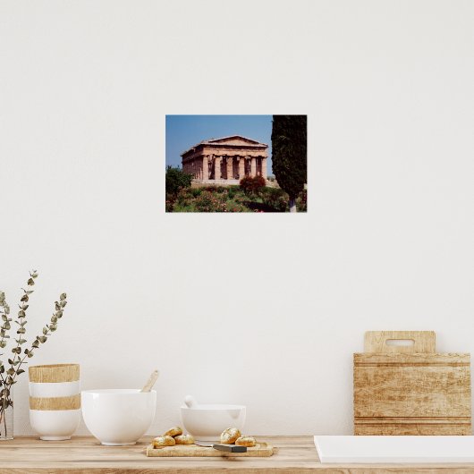 Hera-Tempel Poster (Küche)