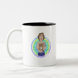 Hera und Vinnie Zweifarbige Tasse