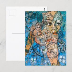 Hera, Unendlichkeit Punkte nach Francis Picabia Postkarte