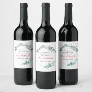 Hera Wein Flasche Etikett