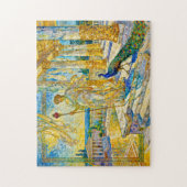 Hera with Peacock and Pomegranate Scepter in Templ Puzzle (Vertikal)