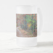 Herabfallen auf die neue Mattierte Glass-Bier-Tass Mattglas Bierglas (VorderseiteRechts)