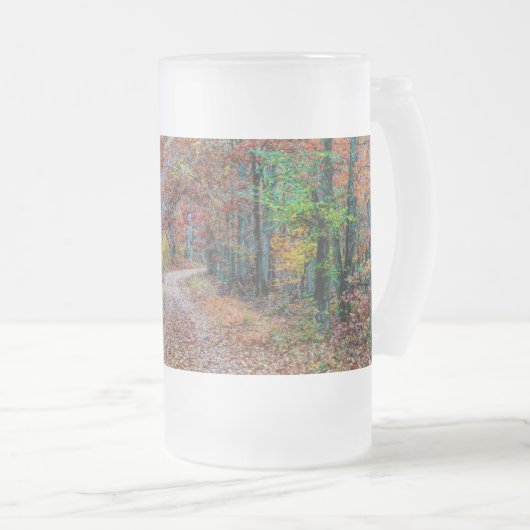 Herabfallen auf die neue Mattierte Glass-Bier-Tass Mattglas Bierglas (VorderseiteRechts)