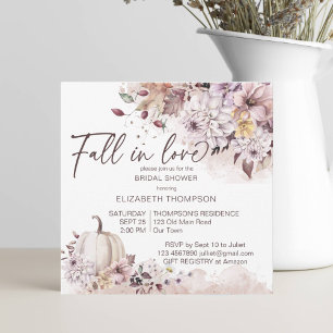 Herabfallen in der Liebe Blattkürbis Brautparty ei