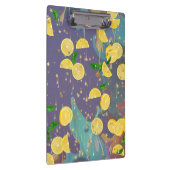 Herabfallende Orangen Clipboard Klemmbrett (Rechts)