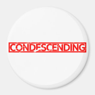 Herablassende Briefmarke Magnet
