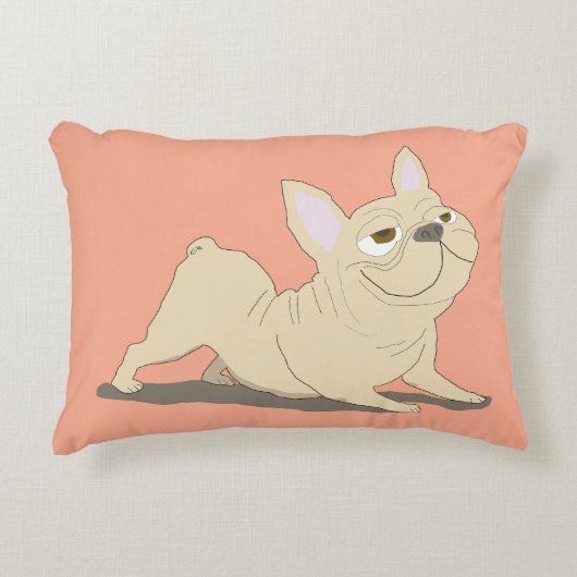 Herabschauender Hund Dekokissen (Vorderseite)