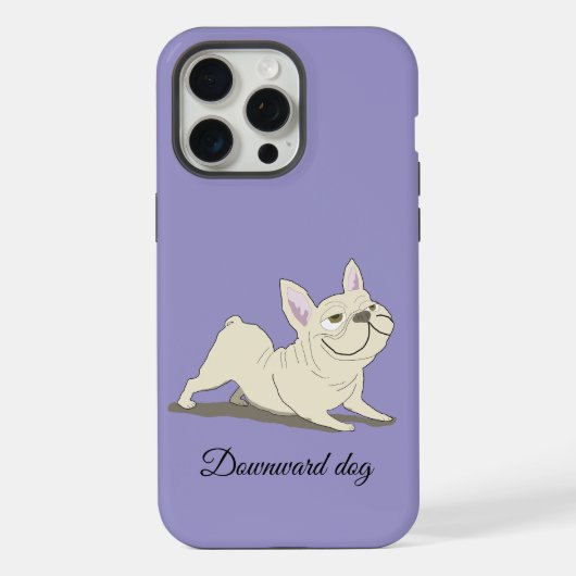 Herabschauender Hund iPhone Hülle (Rückseite)