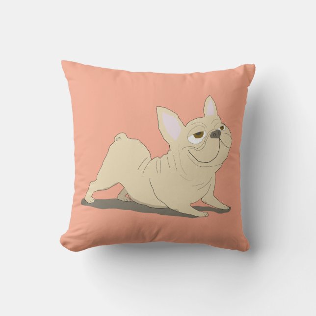 Herabschauender Hund Kissen (Vorderseite)