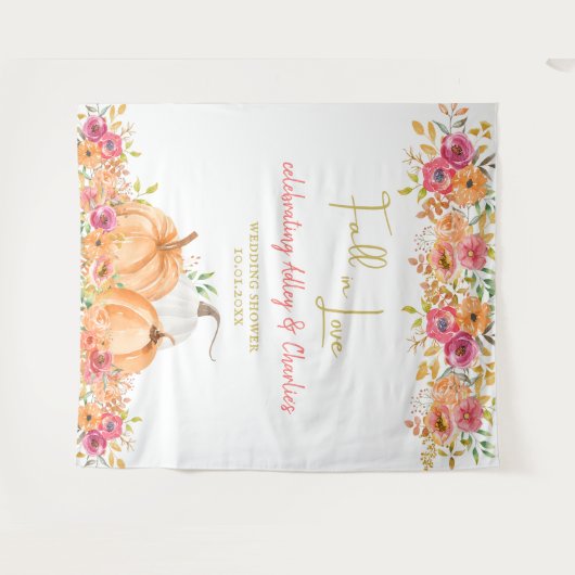 Herabsetzung der Hochzeit oder der Dusche in der L Wandteppich (Vorderseite (Horizontal))