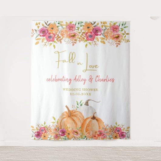 Herabsetzung der Hochzeit oder der Dusche in der L Wandteppich (Vorderseite)