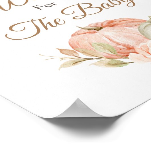 Herabsetzung der Kinderdusche in der Liebe Wünsche Poster (Ecke)