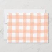 Herabsetzung der Liebe Baby Duschberatung für die Einladung (Rückseite)