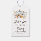 Herabsetzung der Liebe Babydusche Geschenkanhänger (Vorderseite)