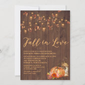 Herabsetzung der Liebe Bridal Couples Dusche Einladung (Vorderseite)