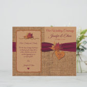 Herabsetzung der Liebe Burlap, Blätter geflochtene (Stehend Vorderseite)