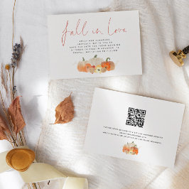 Herabsetzung der Liebe Glittery Pumpkins QR Code H Save The Date