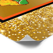 Herabsetzung der Liebe Herbsteinstellung Text und Poster (Ecke)