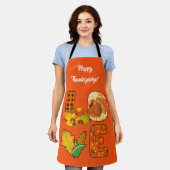 Herabsetzung der Liebe Herbsteinstellung Text und Schürze (Getragen)