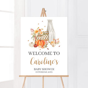 Herabsetzung der Liebe Orange Pumpkin Begrüßungsdu Poster