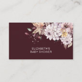 Herabsetzung der Liebe pastellfarbene Babydusche A Begleitkarte (Rückseite)