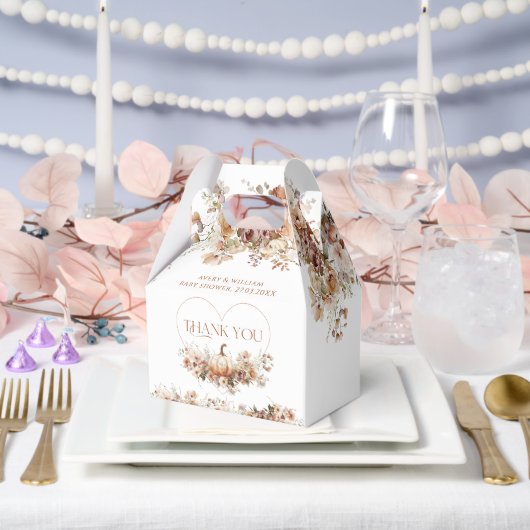 Herabsetzung der Liebe Pumpkin Wildblume Herzklopf Geschenkschachtel (Hochzeit)