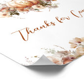 Herabsetzung der Liebe Pumpkin Wildblume Herzklopf Poster (Ecke)