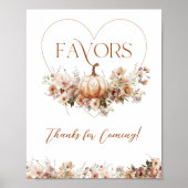 Herabsetzung der Liebe Pumpkin Wildblume Herzklopf Poster (Vorne)