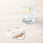 Herabsetzung der Liebe Pumpkin Wildblume Herzklopf Untersetzer (Vor Ort)